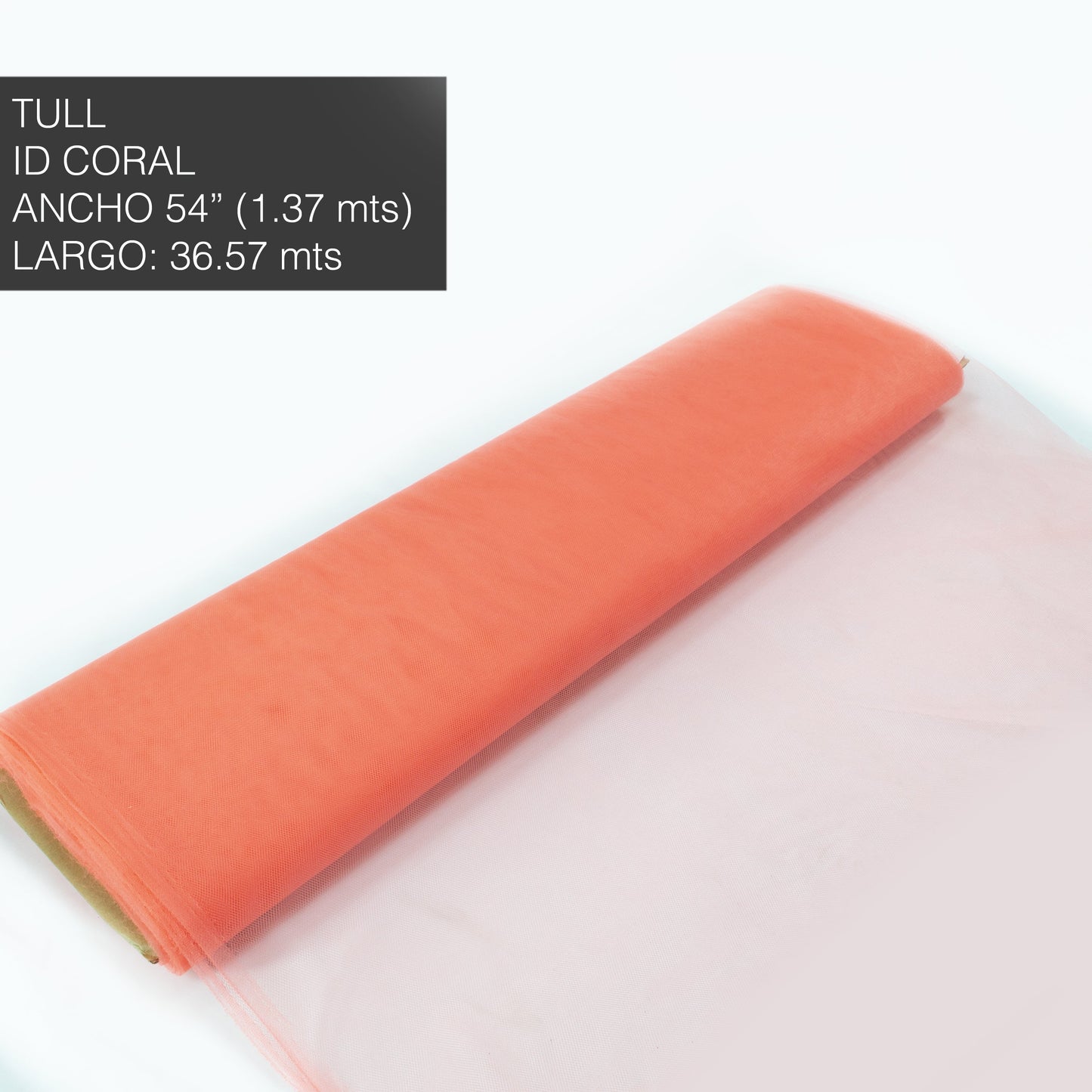 TULL LISO CORAL